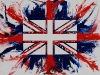  Sulla bandiera inglese,  olio su tela,  cm. 70x100,  2009