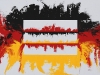  Sulla bandiera tedesca,  olio su tela,  cm. 70x100,  2009