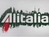 Alitalia,  olio su tela,  cm. 20x30,  2008