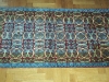 Prayer pale blue,  lana annodata a mano su ordito di cotone,  cm.80x120,  2000
